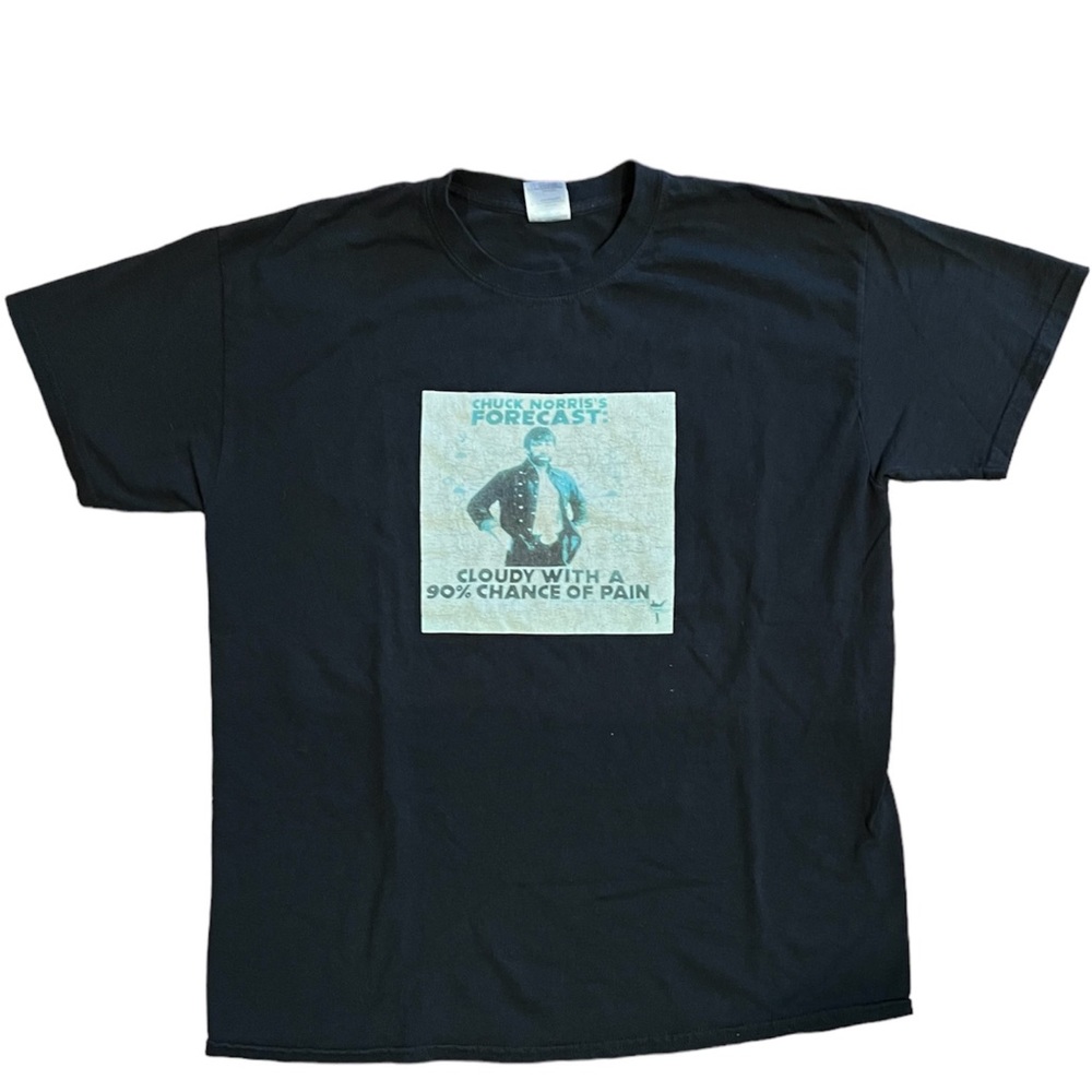 Vintage Black Chuck Norris T-shirt